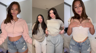 Sophieraiin and Friends Model Tiny Bikinis in Leaked Clip