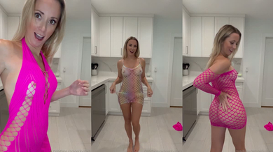 vicky stark sexy try on kitchen leaked video