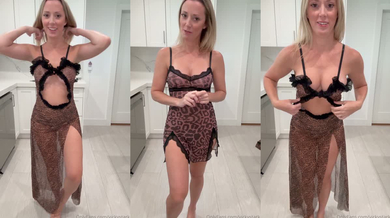 vicky stark animal print try on august 11 2025 onlyfans
