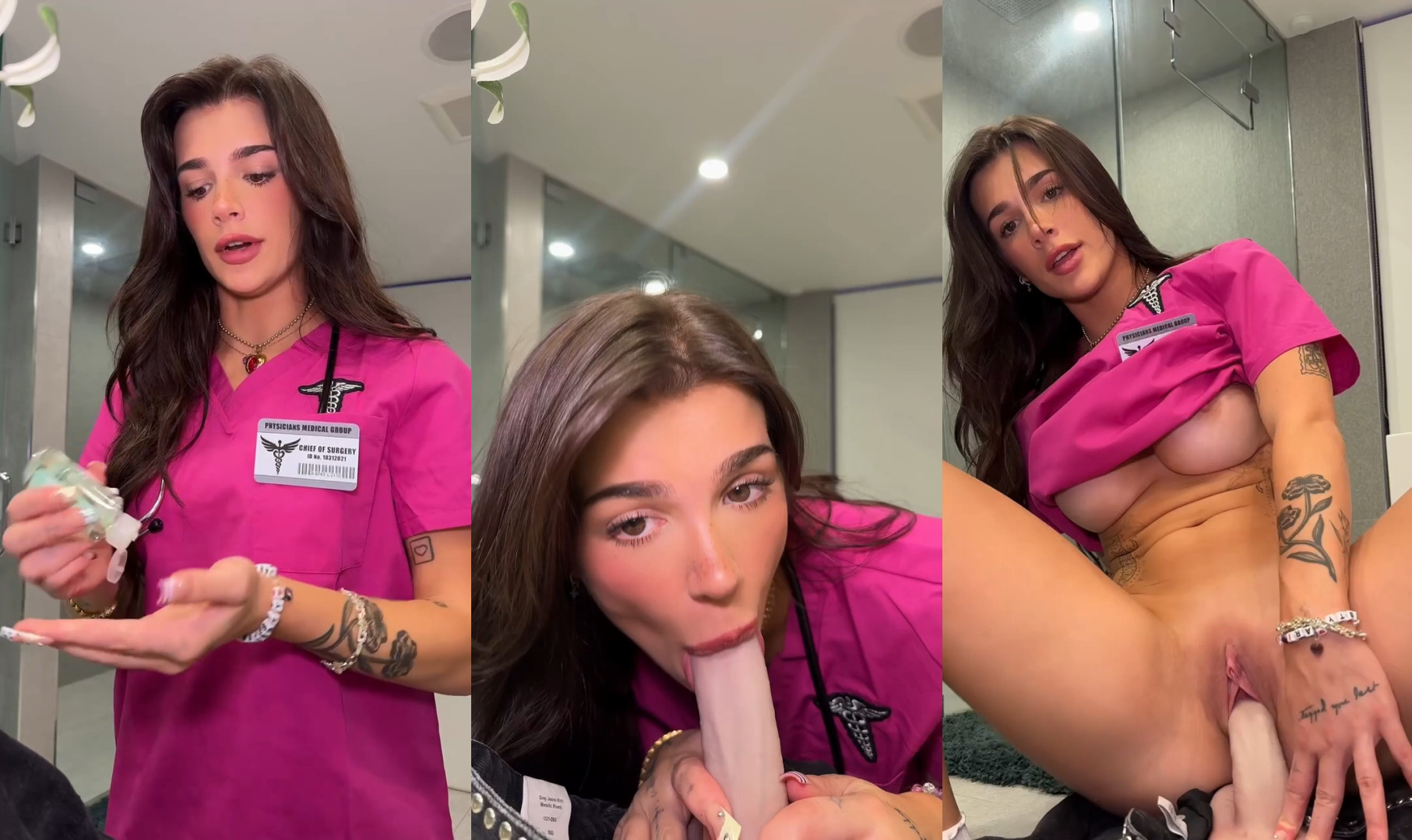 Arikytsya Halloween nurse POV suck ride cum treat