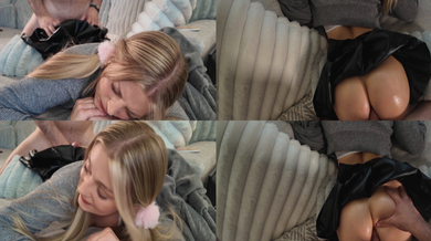 Hazelxwinters Anal POV Sex on the Bed with Cum on Ass